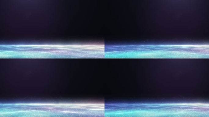 4K蓝紫色唯美粒子海-无缝循环带透明通道