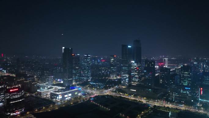 南京城市夜景航拍3