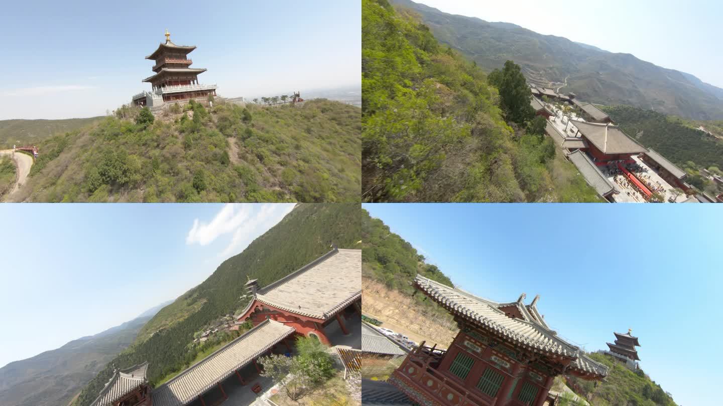 FPV古建筑寺庙太山