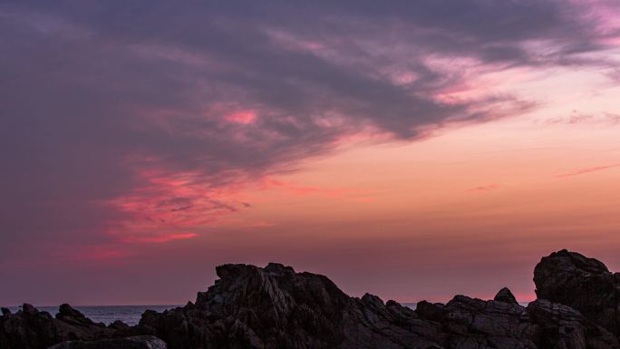 海上日落