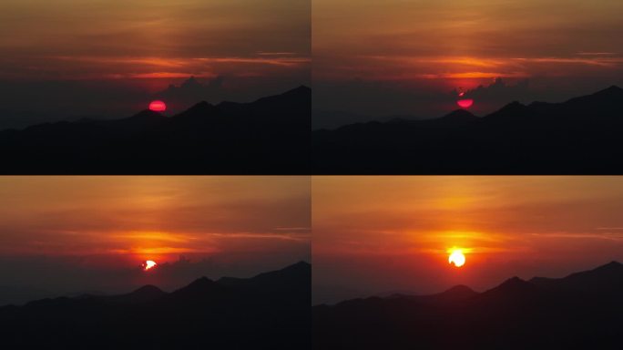 日出破晓 红日东升