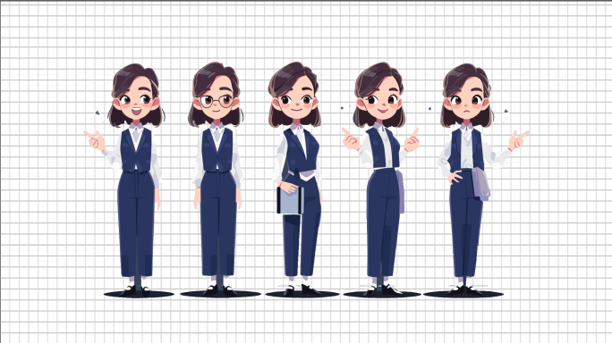 【原创】MG人物 女职员