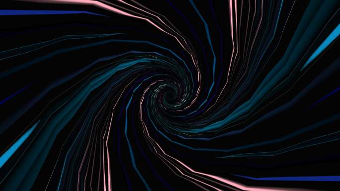 抽象艺术梦幻线条螺旋动态背景投影21