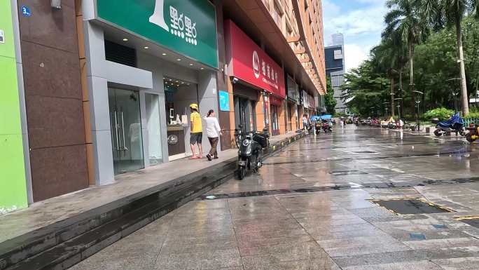 深圳南山白石洲第一视角街拍