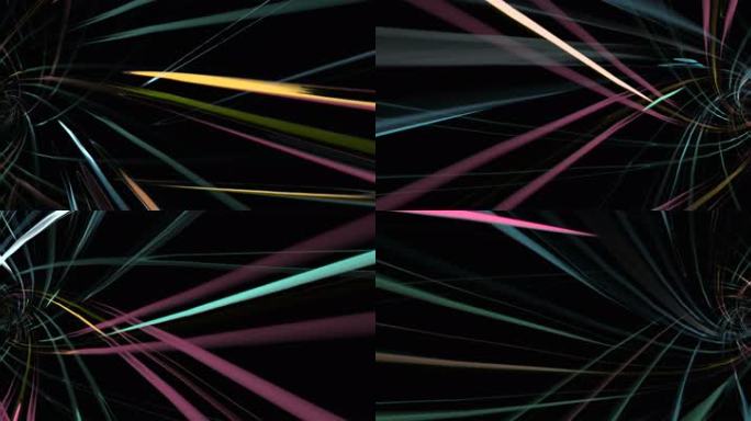 抽象背景光影线条螺旋动态艺术投影33