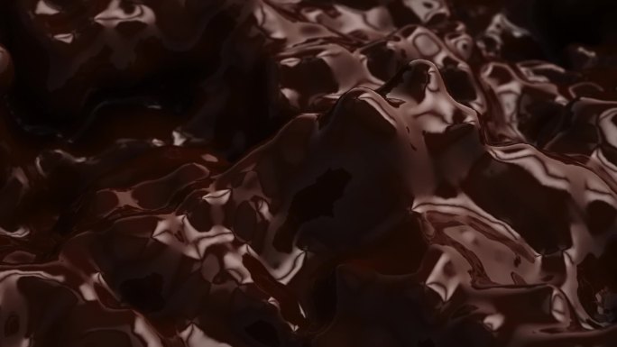 升格慢动作丝滑巧克力液体广告素材