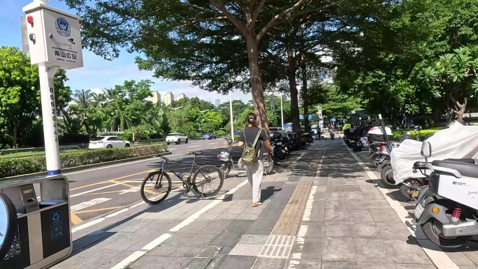 深圳南山白石洲第一视角街拍2