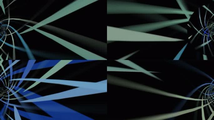 抽象背景光影线条螺旋动态艺术投影48