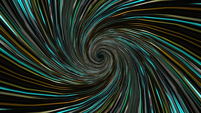 抽象艺术梦幻线条螺旋动态背景投影5