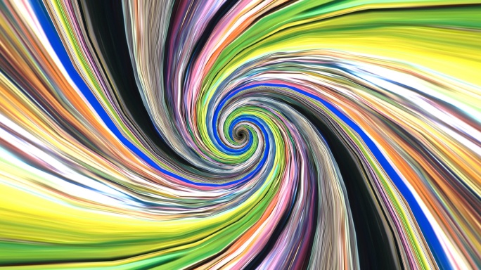 抽象艺术梦幻线条螺旋动态背景投影1