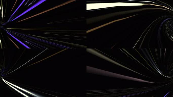 抽象艺术梦幻线条螺旋动态背景投影29