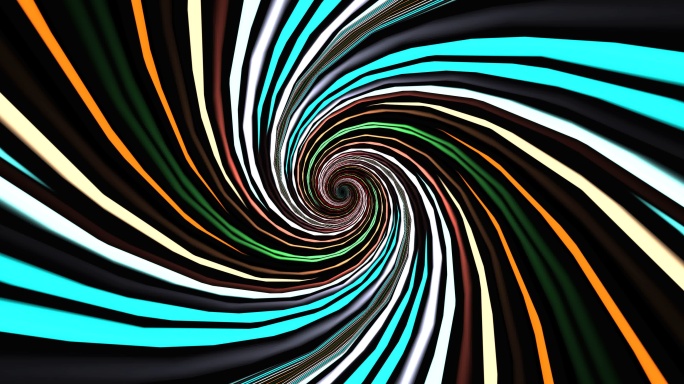 抽象艺术梦幻线条螺旋动态背景投影5
