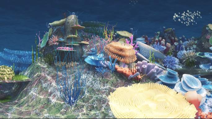 海底世界弧形屏180度超宽弧形屏裸眼3D