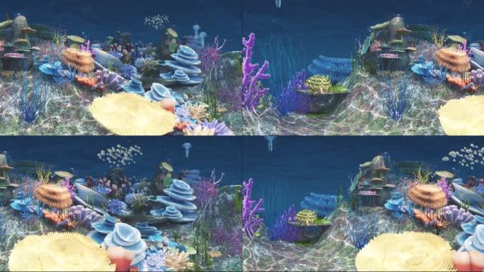 海底世界弧形屏180度超宽弧形屏裸眼3D