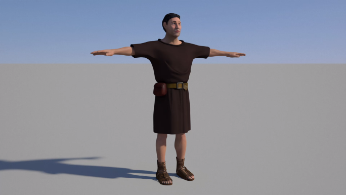 古罗马公民三维模型