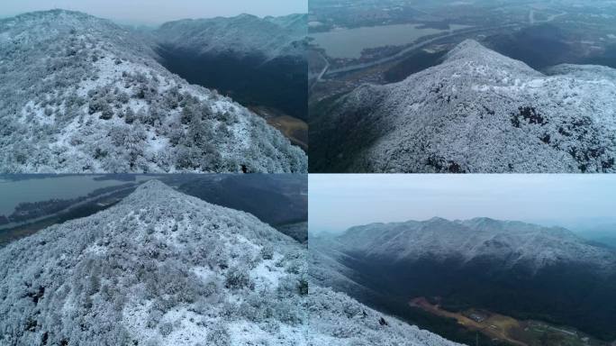 台州临海雪山冬天