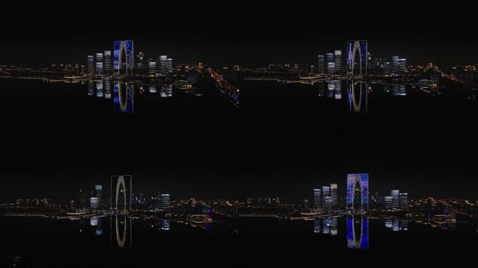苏州金鸡湖夜景