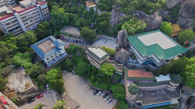 航拍厦门虎溪禅寺