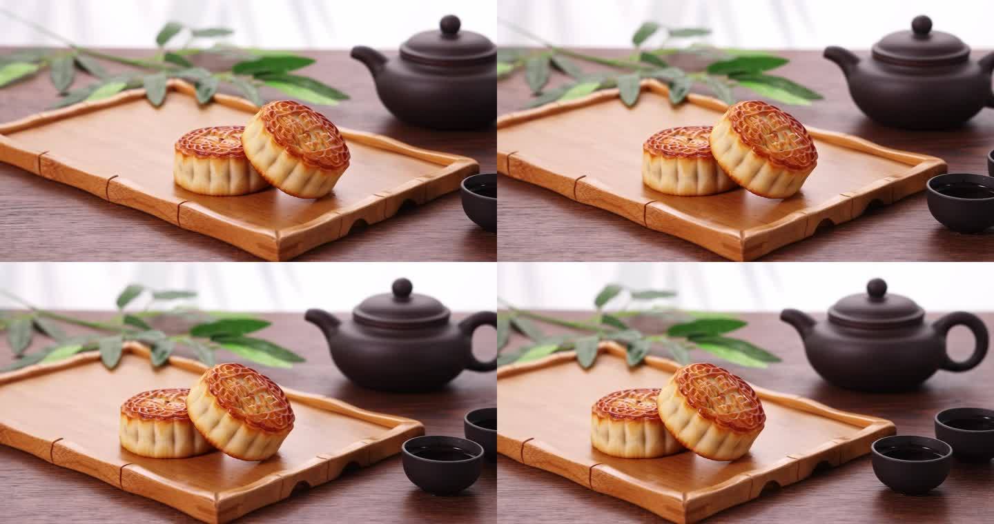 传统节日 中秋节 月饼 茶