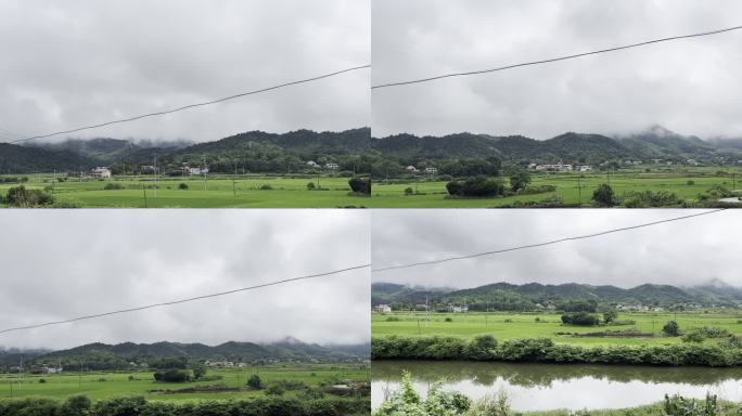 雨后的农村