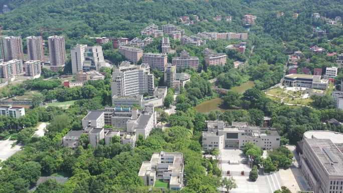 重庆工商大学学校航拍大景