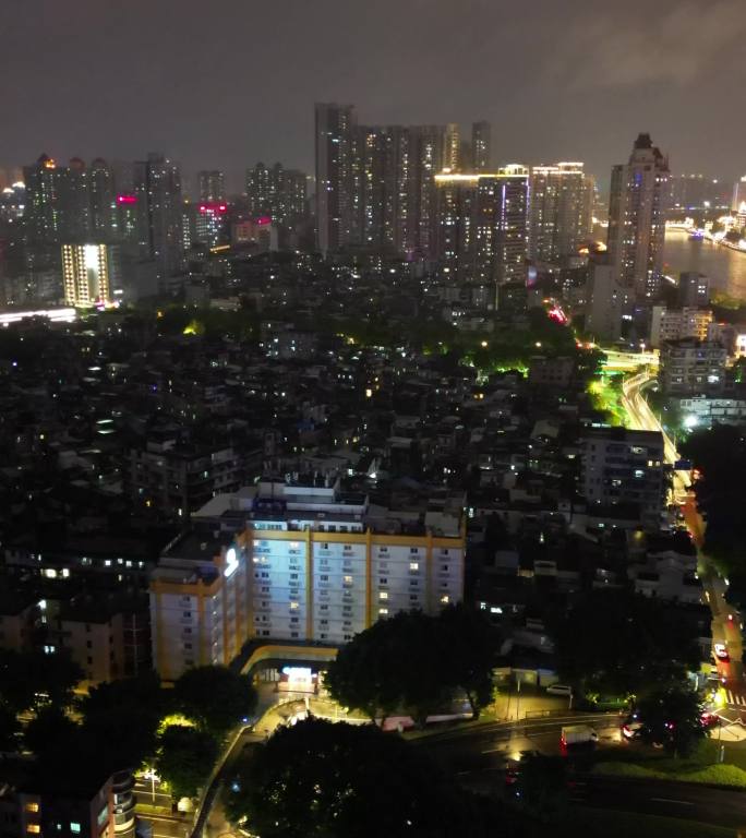 广州竖屏航拍海珠区同庆社区