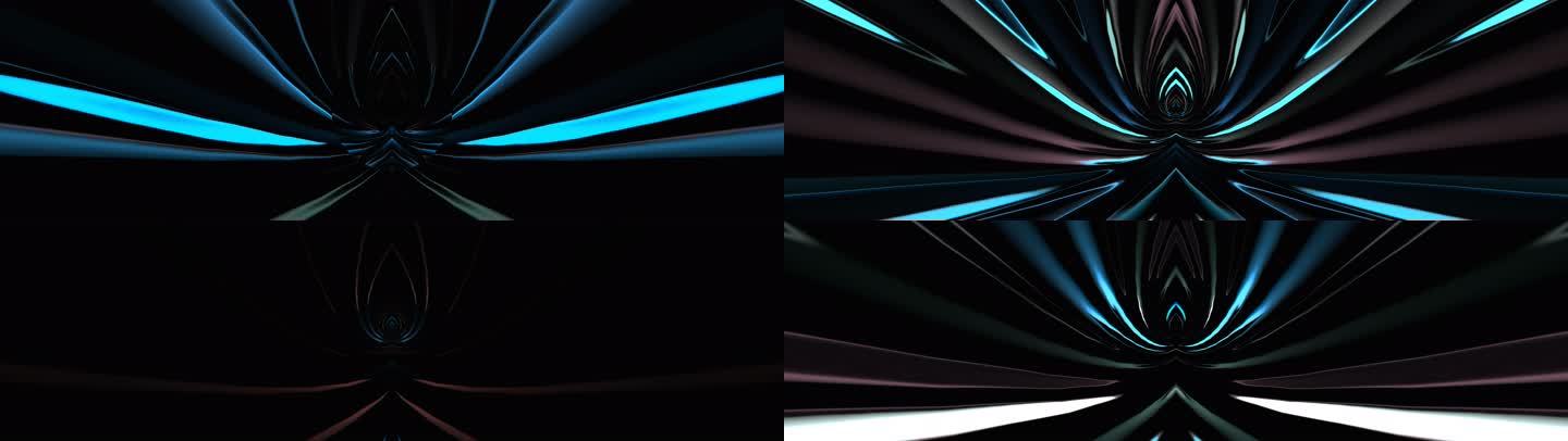 抽象背景光影线条螺旋动态艺术投影53
