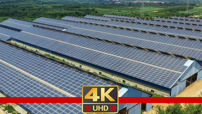 规模化畜牧养殖厂牛棚光伏