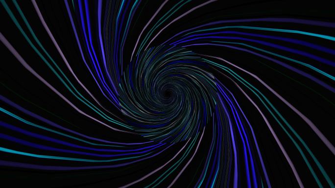 抽象艺术梦幻线条螺旋动态背景投影4