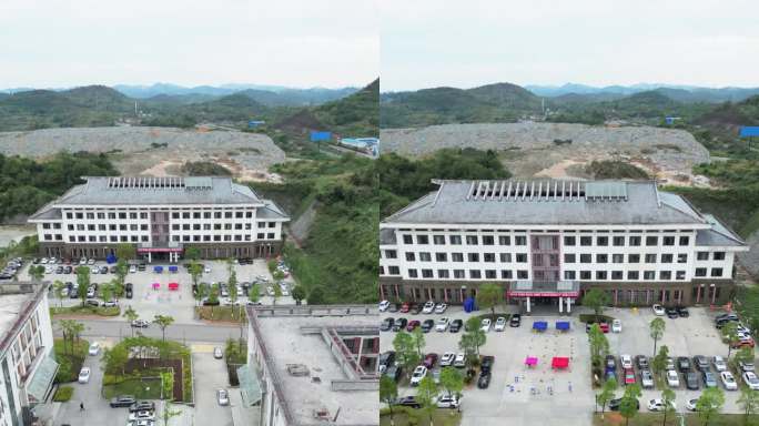 贵州民族大学新校区航拍竖版（一）