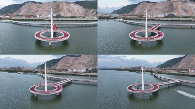 台州玉环湖景观长桥