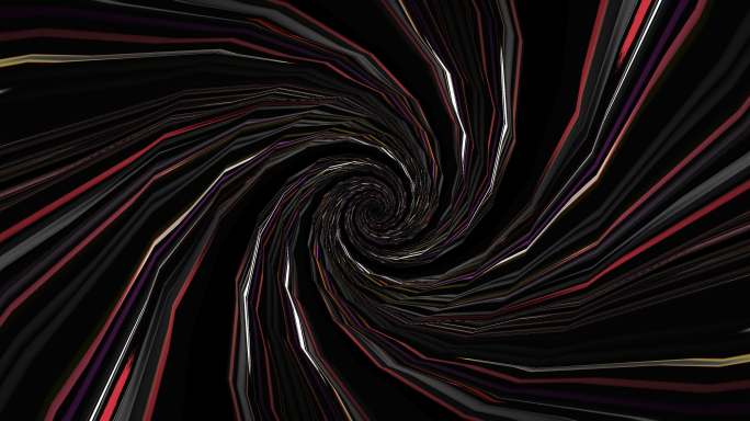 抽象艺术梦幻线条螺旋动态背景投影23