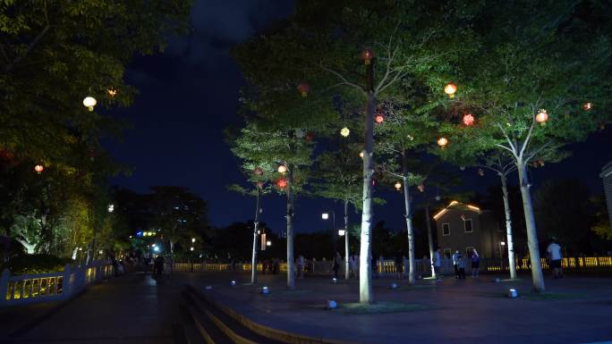 城市夜景 浪漫都市 夜市 夜生活 夜宵