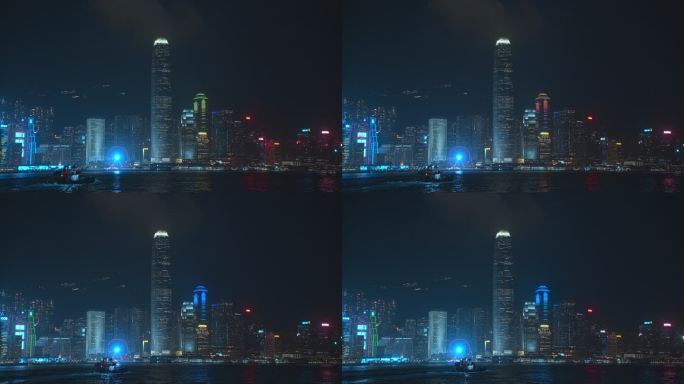 香港IFC夜景视频4K