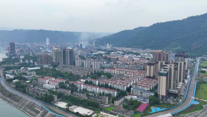 昭通水富市区航拍