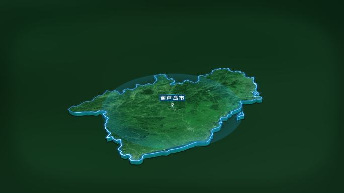4K大气辽宁葫芦岛市面积人口基本信息展示