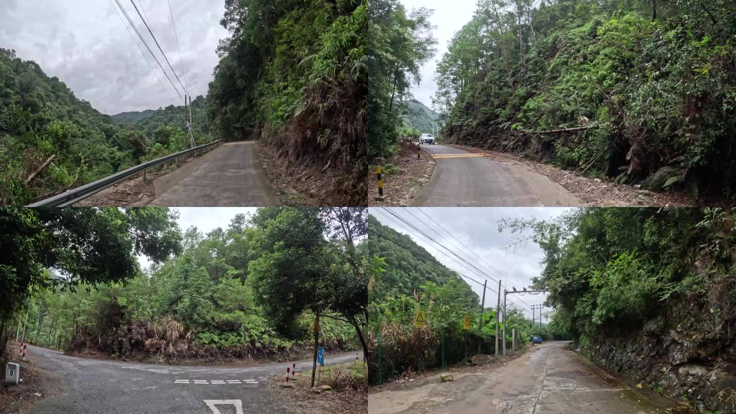 越野车户外越野，穿越狭窄山路1