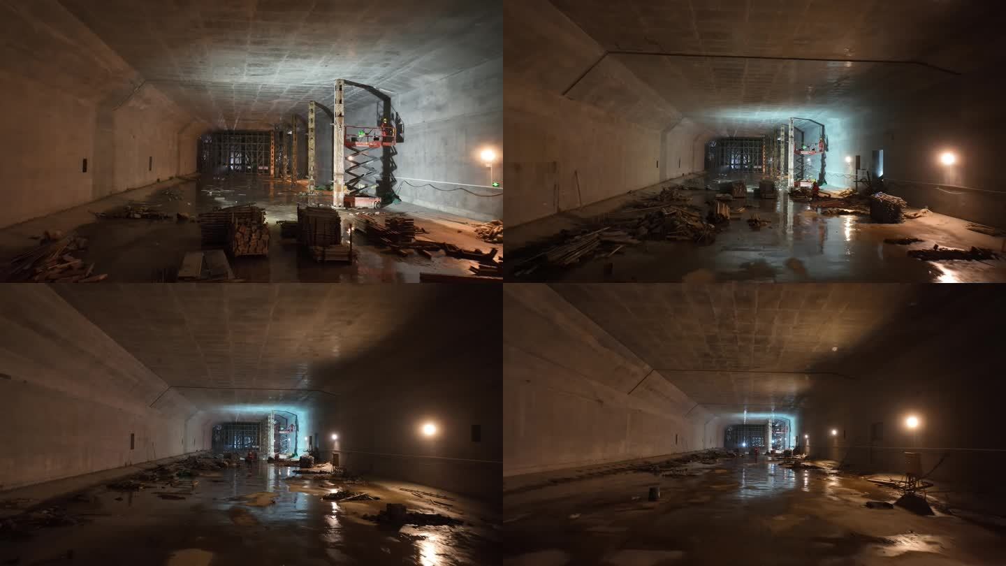 【正版原创】地下隧道公路工程施工全景