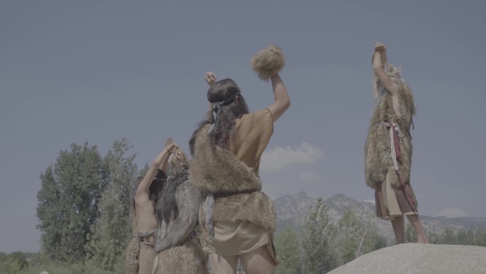 原始人 部落 群居生活 人类文明
