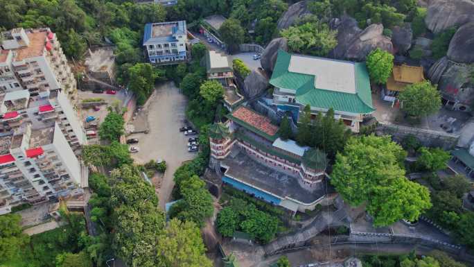 航拍厦门虎溪禅寺