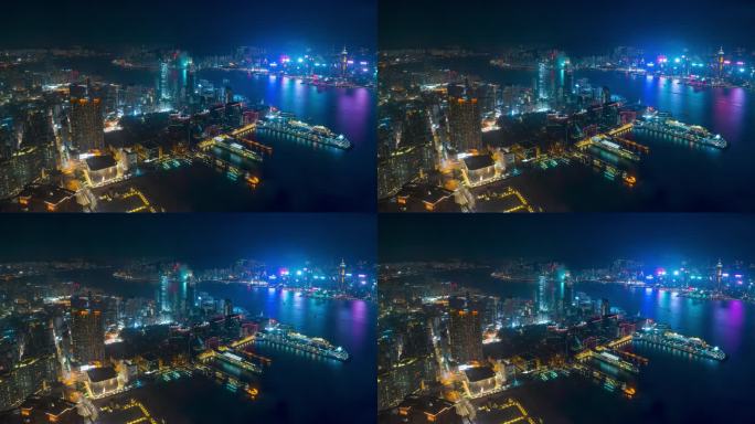 尖沙咀中国客运码头_海港城_尖沙咀夜景