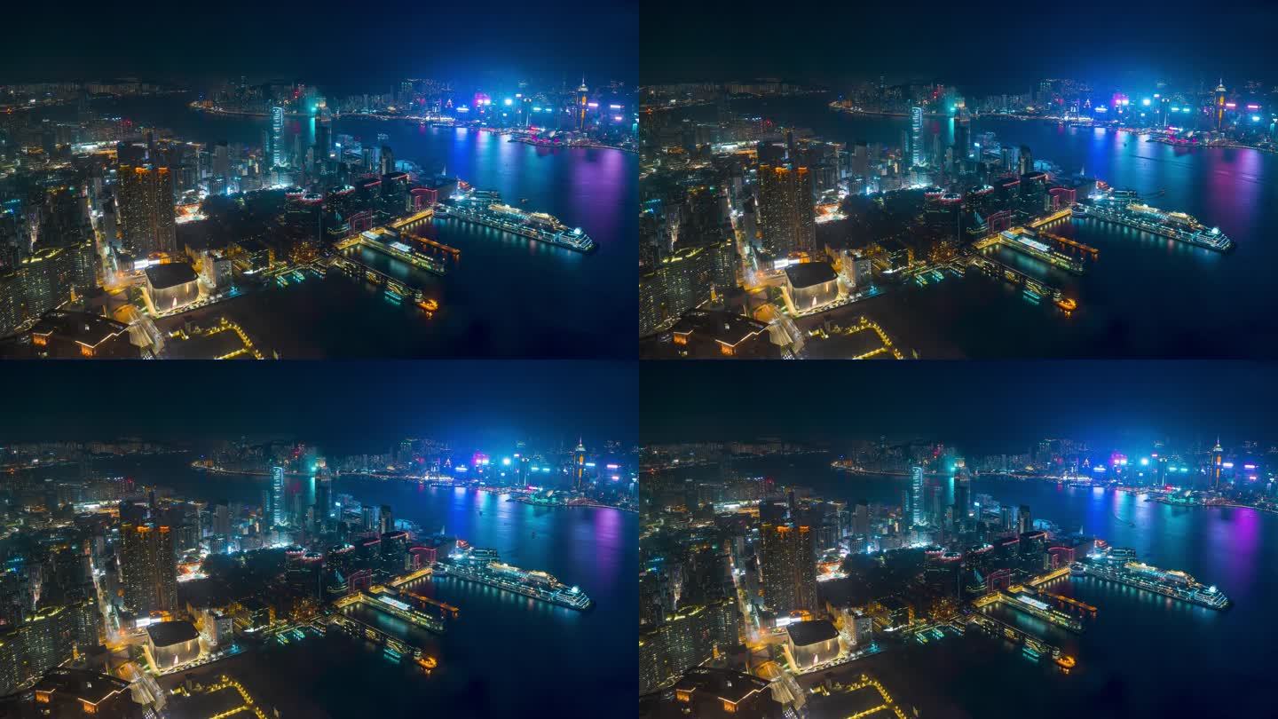 尖沙咀中国客运码头_海港城_尖沙咀夜景