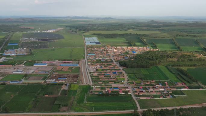 内蒙古锡林格勒盟草原村庄