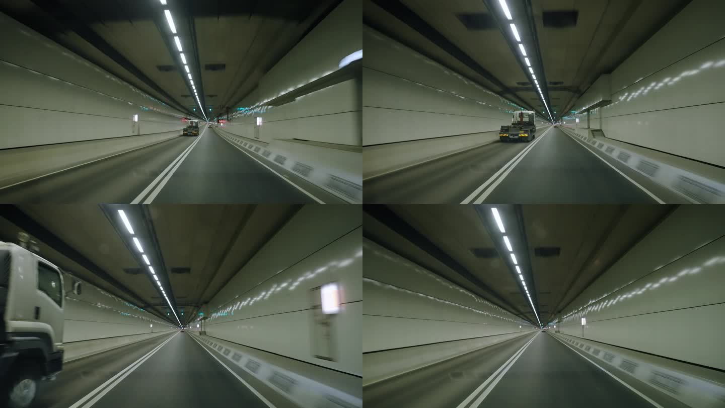 隧道开车第一视角