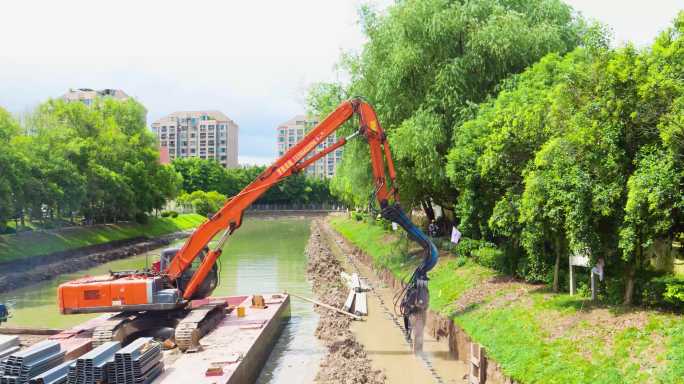 河水整治 河道拓宽 防洪 防汛