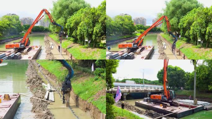 河水整治 河道拓宽 防洪 防汛