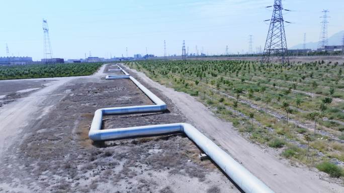 油气管道航拍