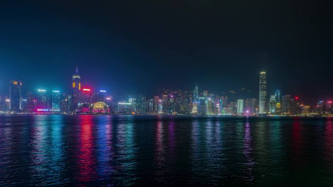 香港全景夜景_维多利亚港夜景_香港夜景