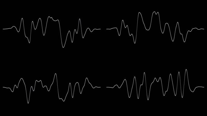 【透明通道】音频声波波浪线14