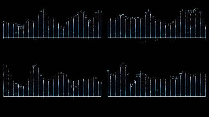 【透明通道】音频声波波浪线10